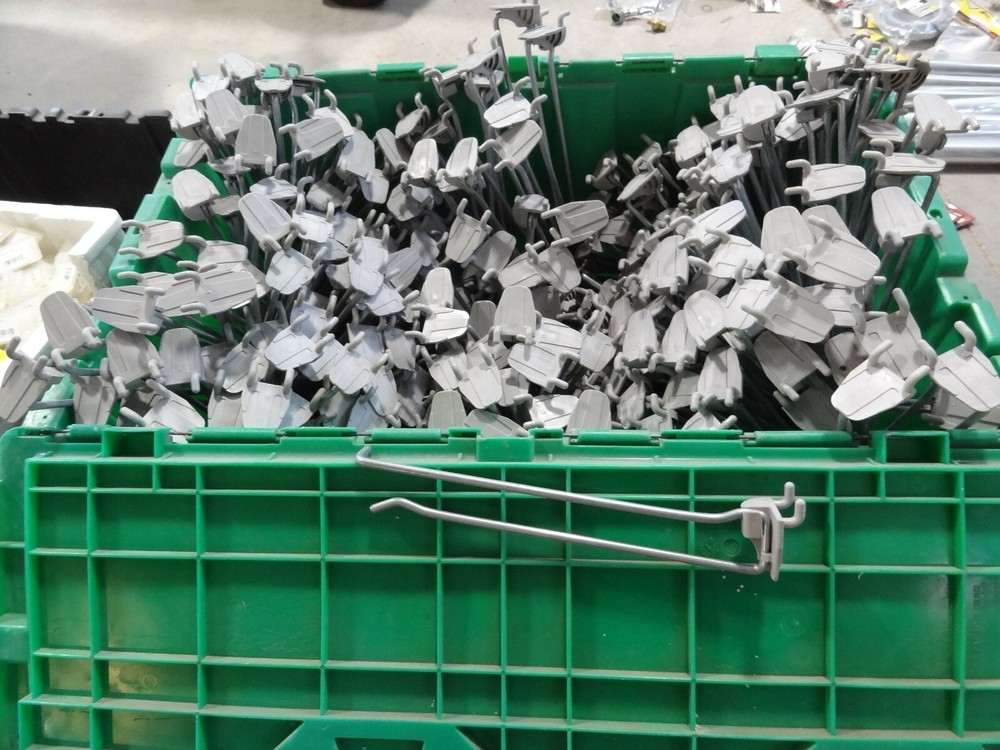 10" pegboard retail wall hooks