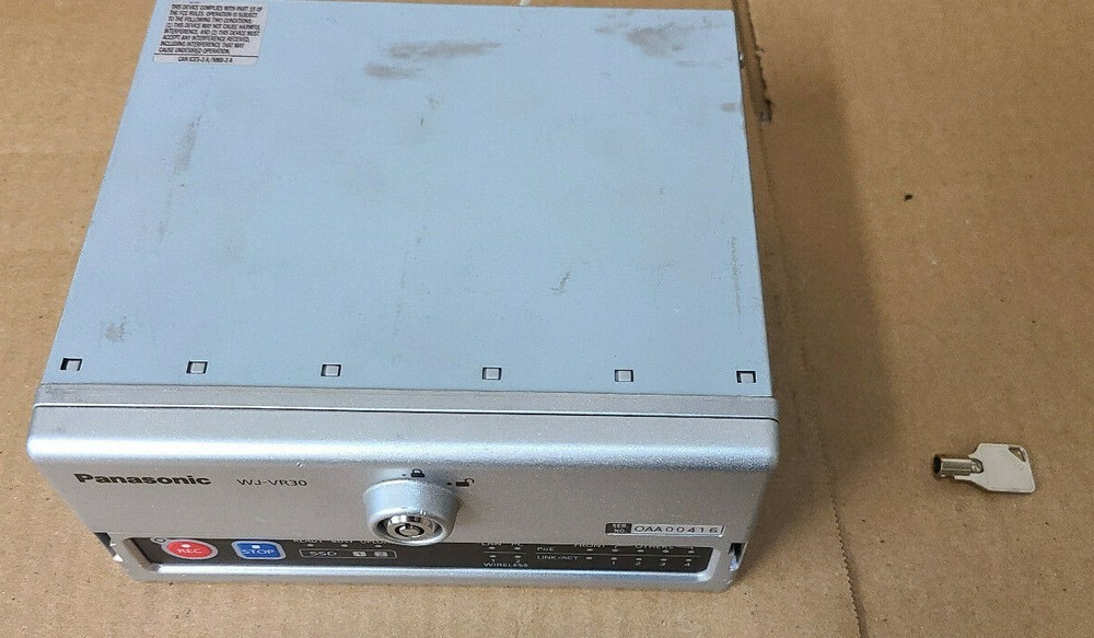 Panasonic Arbitrator Video Processing Unit 360-degree recording + Key # WJ-VR30