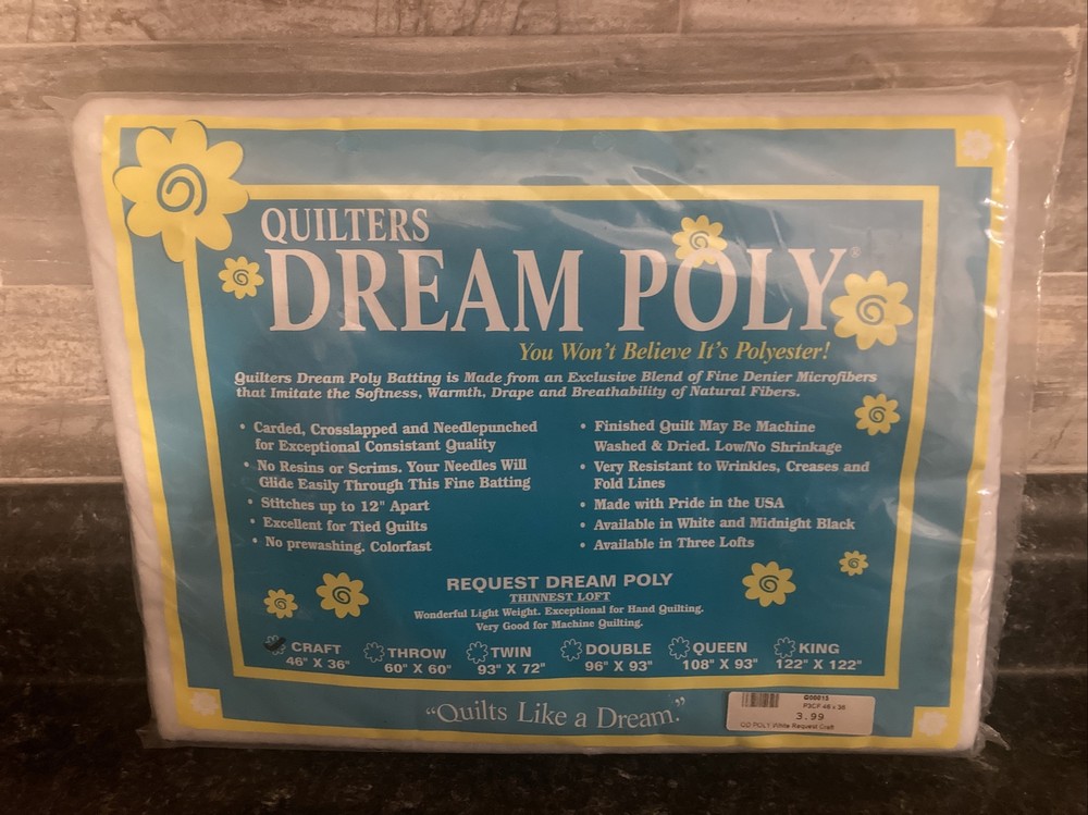 NEW Quilters Dream Poly Craft 46”x36”