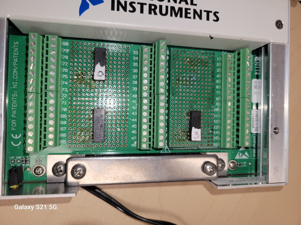 National Instruments NI DAQPad-6016+ ADAPTER-USB CABLE + RED/ BLACK CABLES