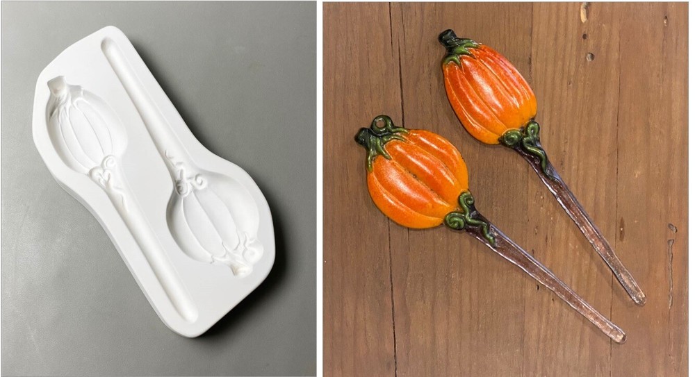 Pumpkin Stakes Creative Paradise Fusing/Casting Mold LF213 Autumn