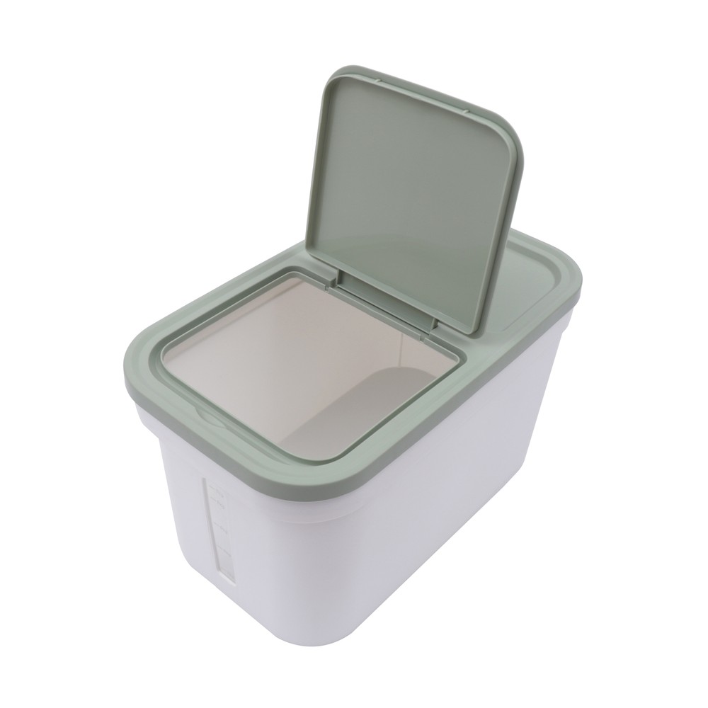Rice Beans Storage Container Moisture-proof Kitchen Food Storage Bucke with cup