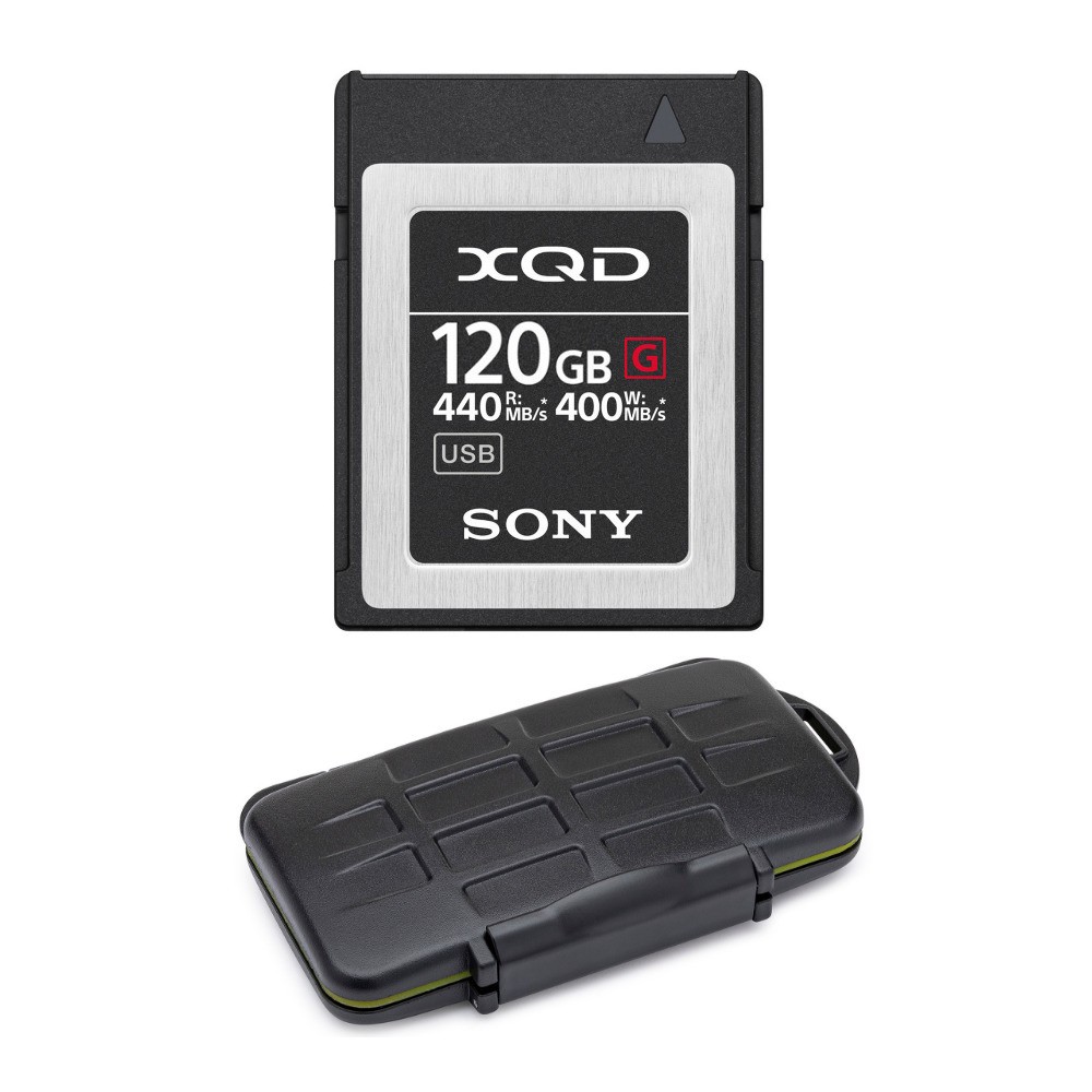 Sony 120GB XQD G Series Memory Card bundle FAST Storage