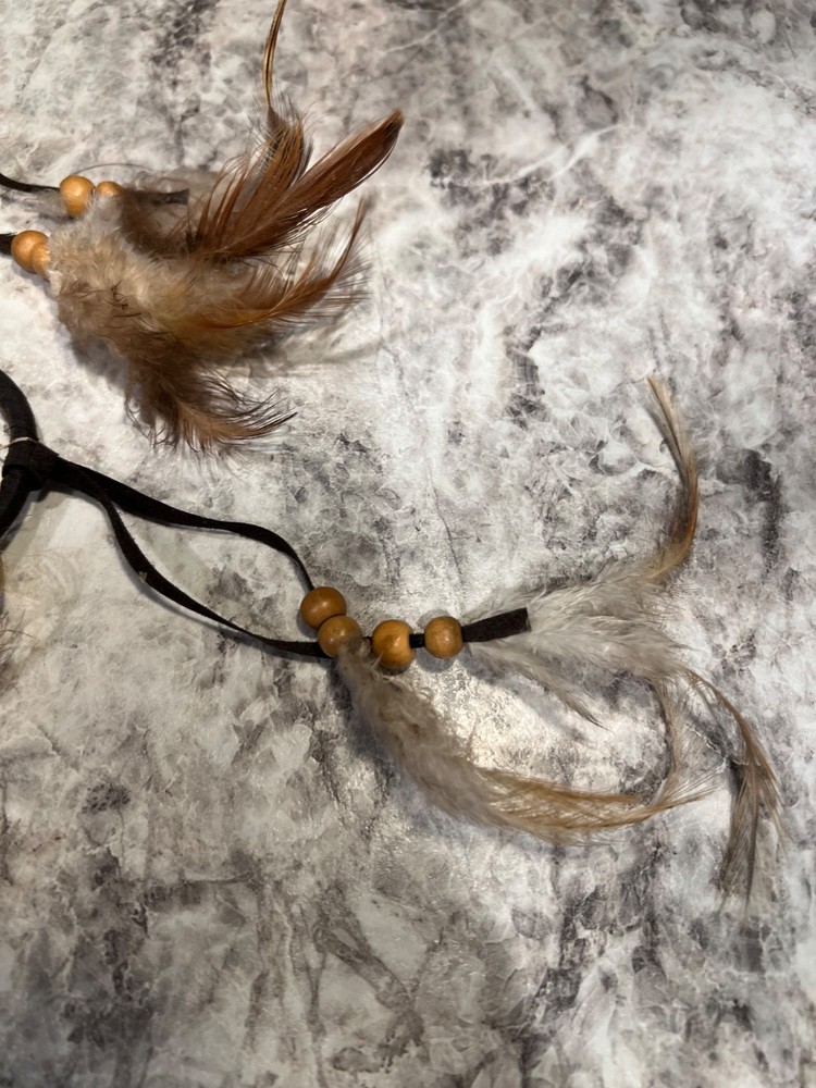 Wolf Theme Webbed Dream Catcher - Small Size - Preowned Native American