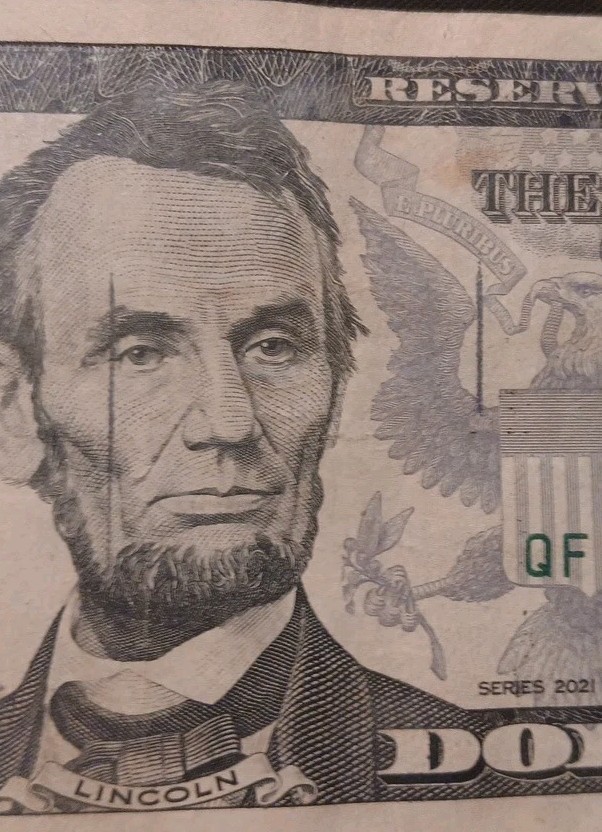 Series 2021 5$ Bill Trinary And Print Error
