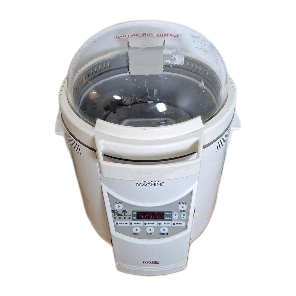 WELBILT Bread Maker The Bread Machine ABM-100-3 *Missing Pan Bowl - Tested