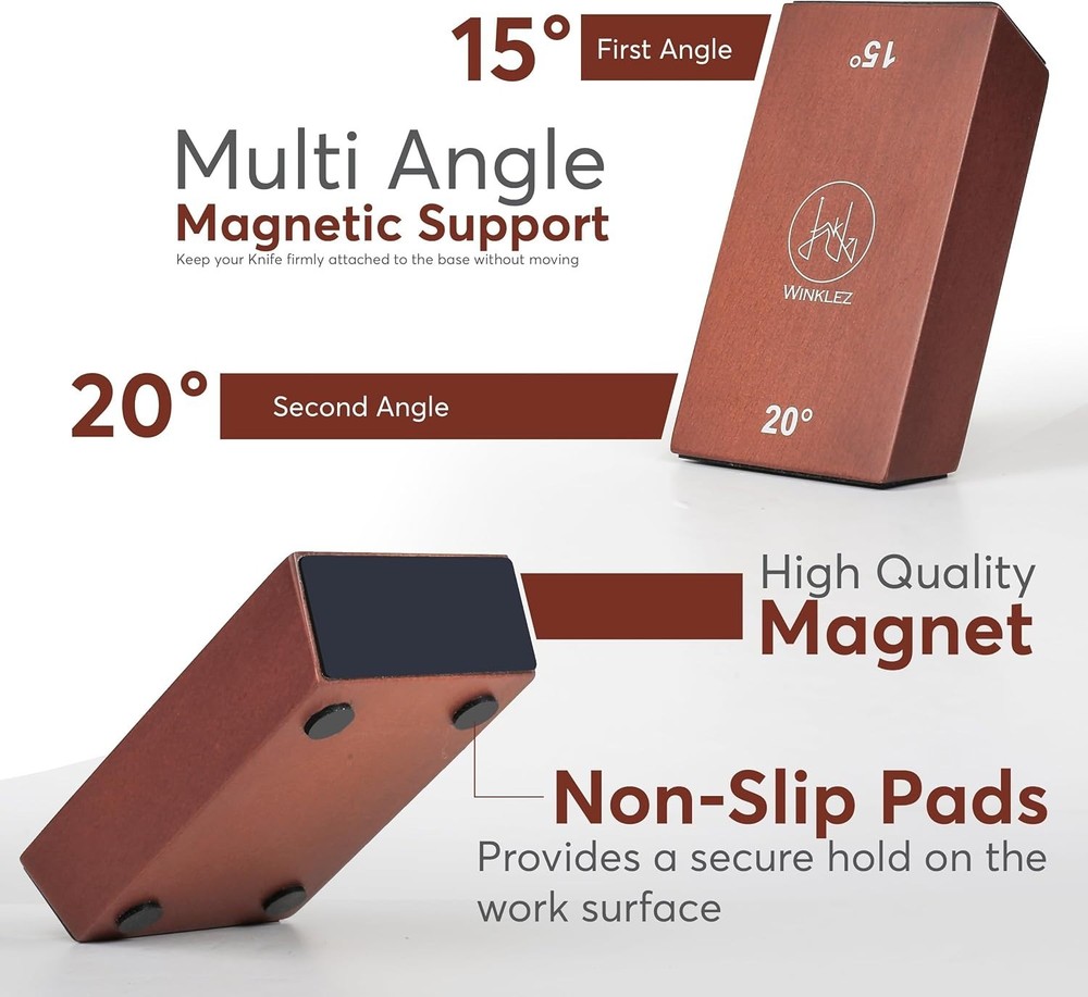 Knife Sharpener Kitchen Sharpener Diamond Ceramic Discs Magnetic Angles