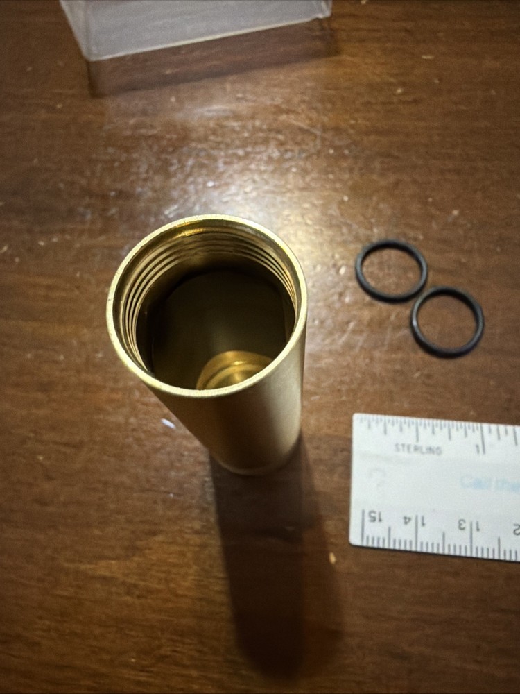 Maratac Countycomm Brass Match Case Compass Match Container