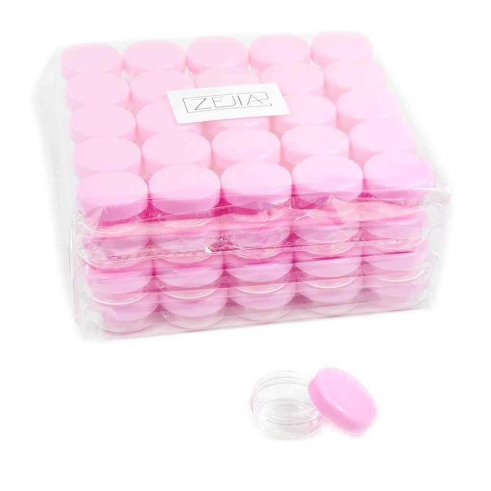 10 Gram Sample Containers 100 Count Cosmetic Containers with Lids Refillable ...