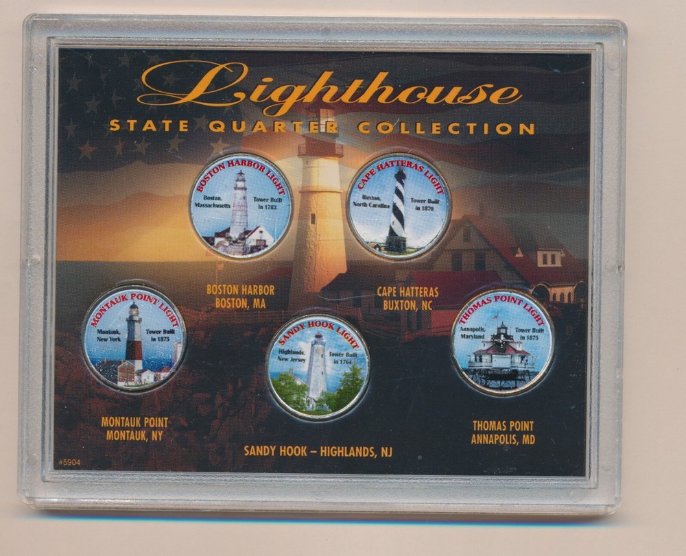 LIGHTHOUSE STATE QUARTER COLLECTION