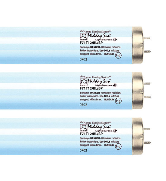 LSI Midday Sun F71T12 5.0% 100W Bipin Tanning Lamps - Best Bronzing Bulbs!