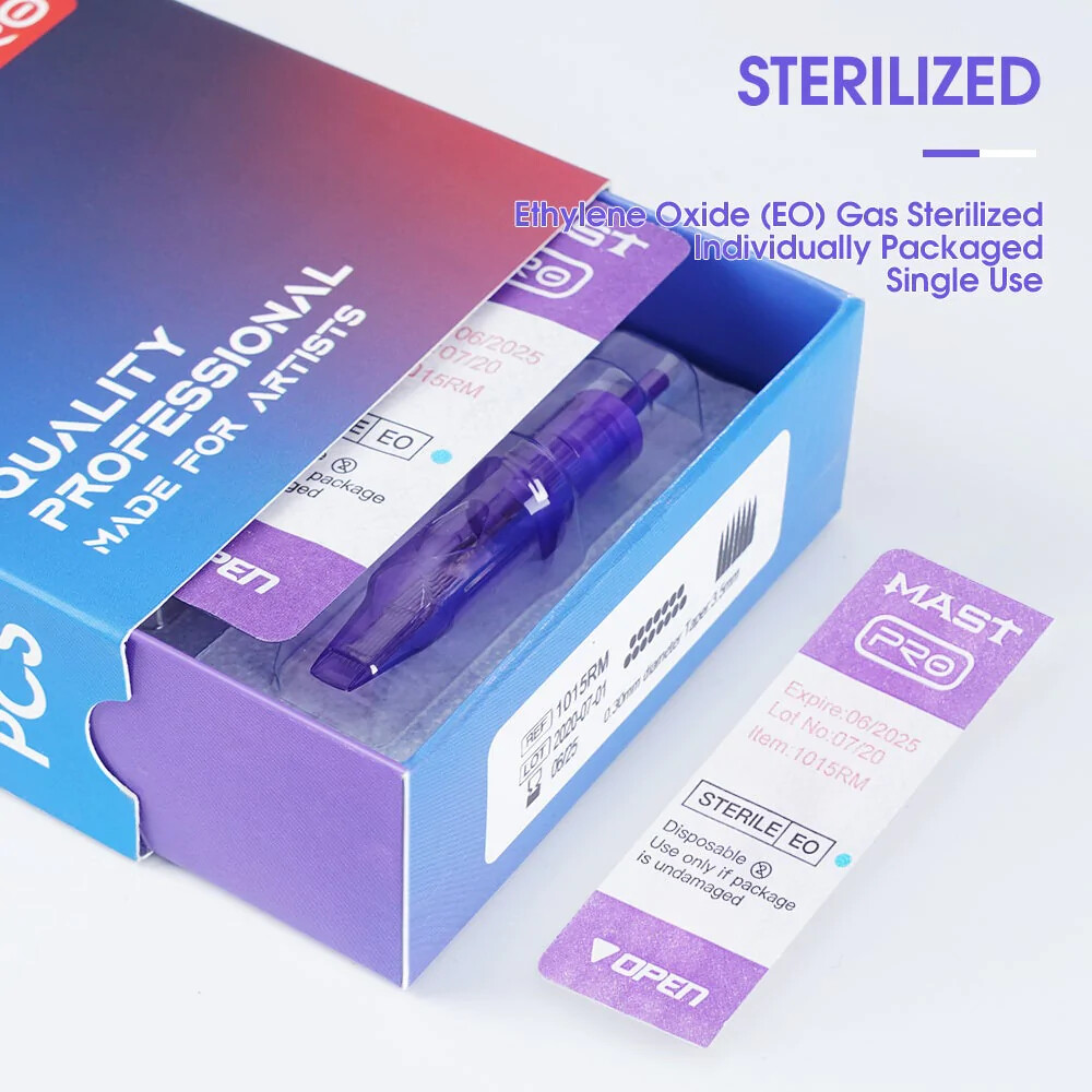 Premiun Mast Pro Disposable Tattoo Needle Cartridges Liner Magnum RL M1 RM