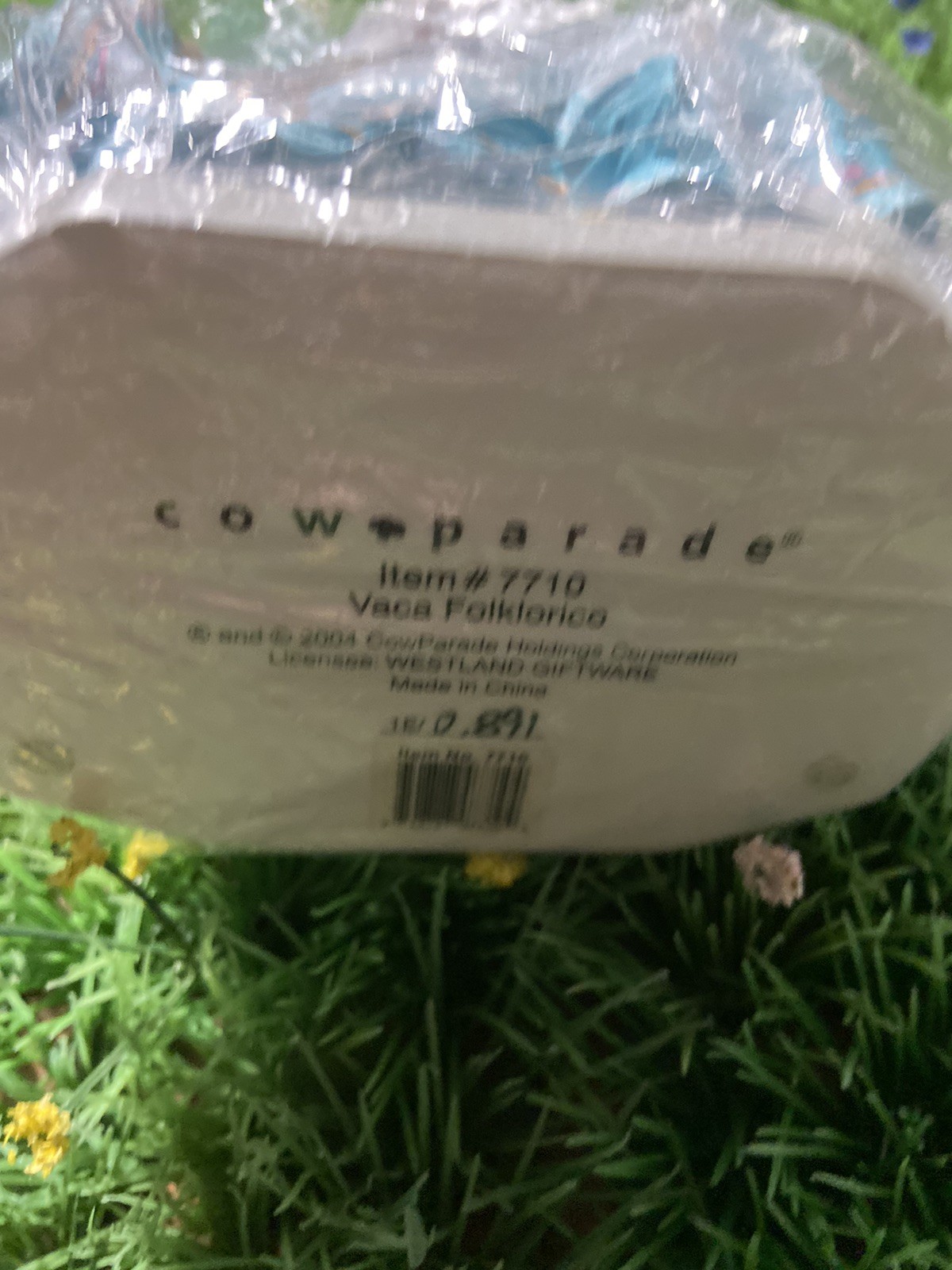 Cow Parade Vaca Folklorico 2004 Complete w/ Box & Tag Item #7710