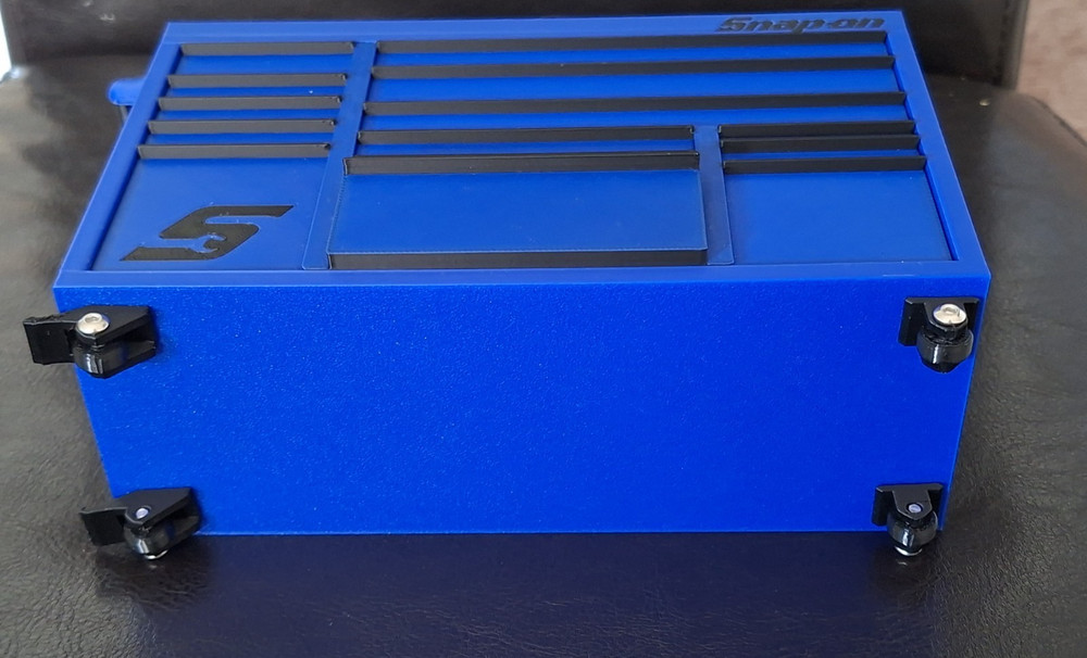 Snap-On Mini High Quality 3D Printed Toolbox (Blue)