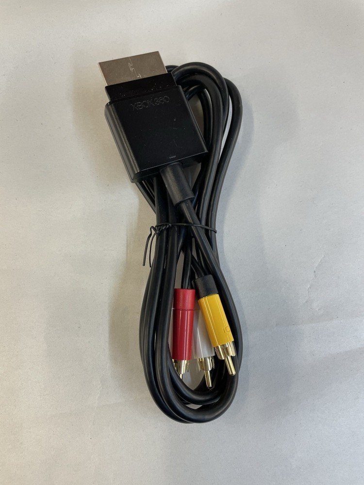 Official Microsoft Xbox 360 AV Cable RCA, TV Cable