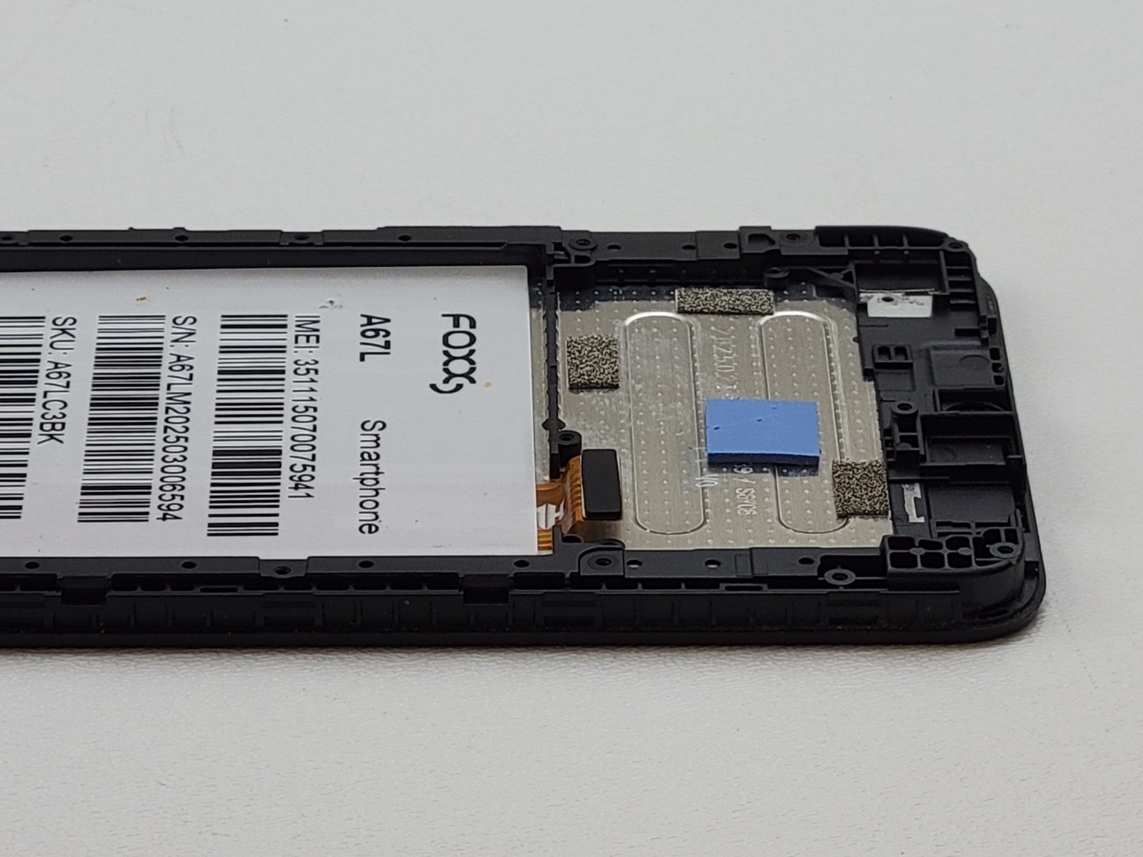 OEM LCD Display Touch Screen Digitizer Frame Assembly Part for FOXX / FOXXD A67L