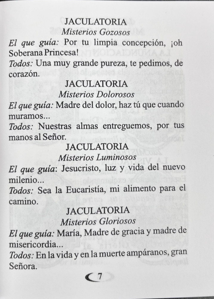 ROSARIO CON CANTOS A MARIA SANTISIMA