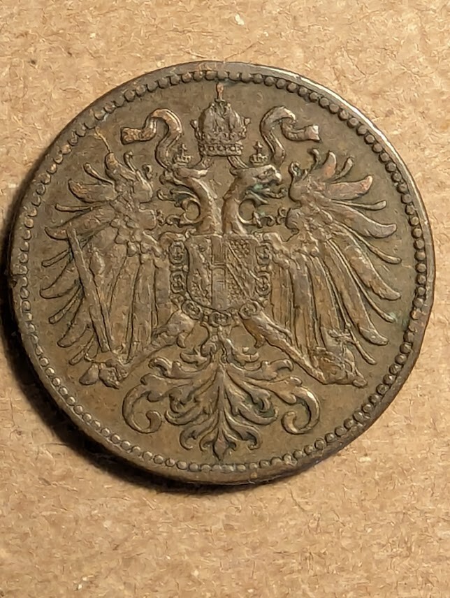 1903 Austria 2 Heller