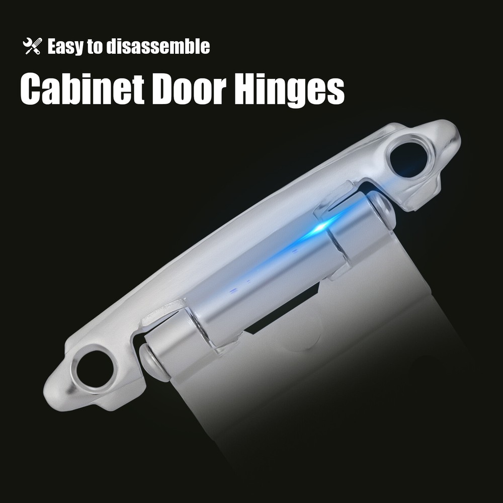3/8" Kitchen Door Cabinet Hinges Self Closing Offset Inset Face Mount Self Close