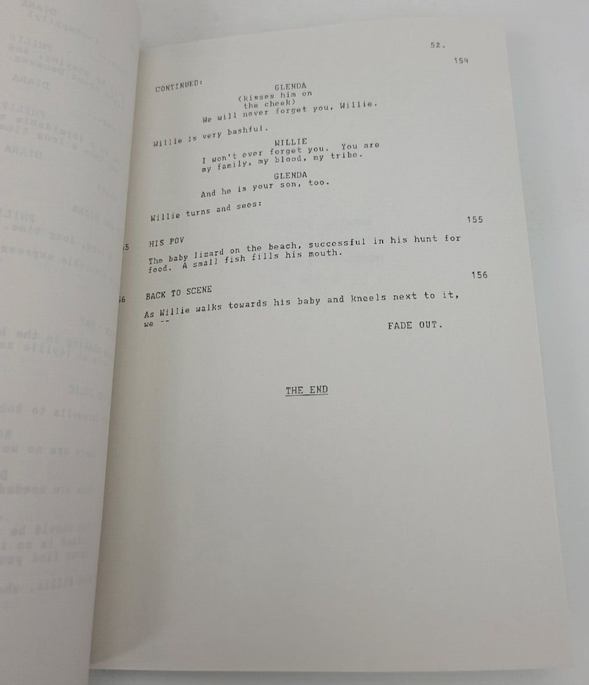 V / David Abramowitz 1985 TV Script, Leslie Bevis "The Littlest Dragon"