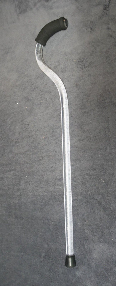 Lucite Clear Acrylic Walking Cane Stick 33" Length 1" Width  MCM
