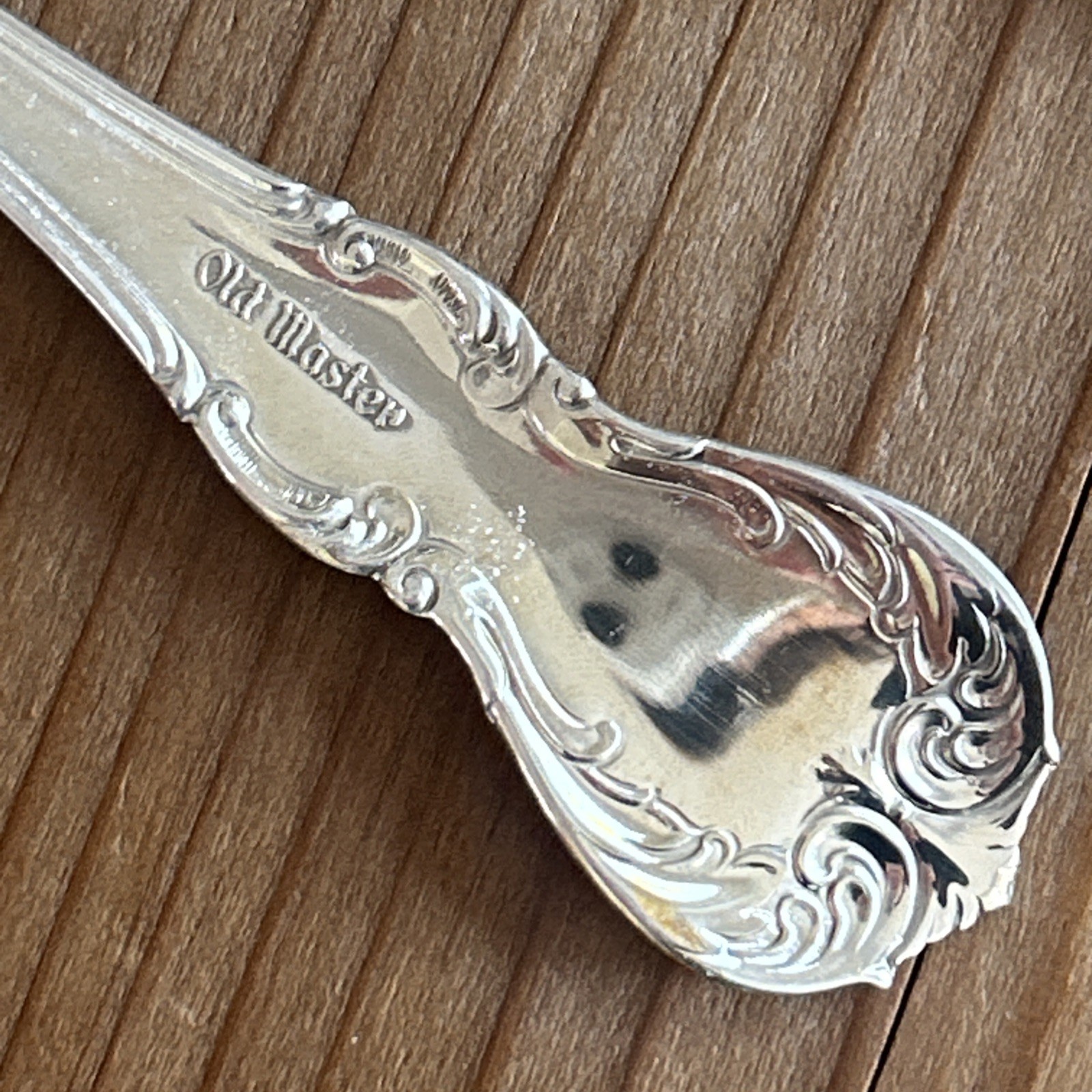 (6) Old Master by Towle Sterling Silver Round Cream Soup Spoon 6 1/4" abt 221g