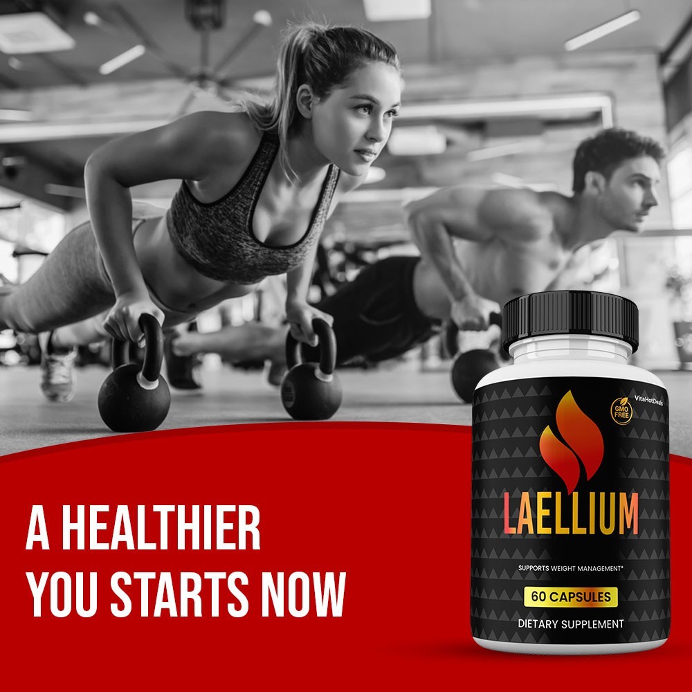 Laellium Capsules, Max Strength Formula, Laellium Supplement (3 pack)
