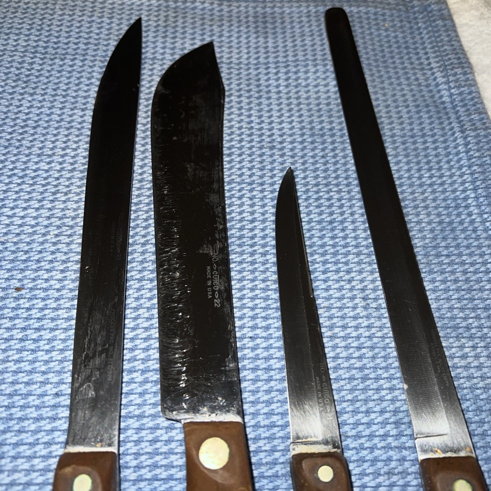 Cutco Vintage Bakelite Wall Mount Knife Set 7-Piece, Slicer Server