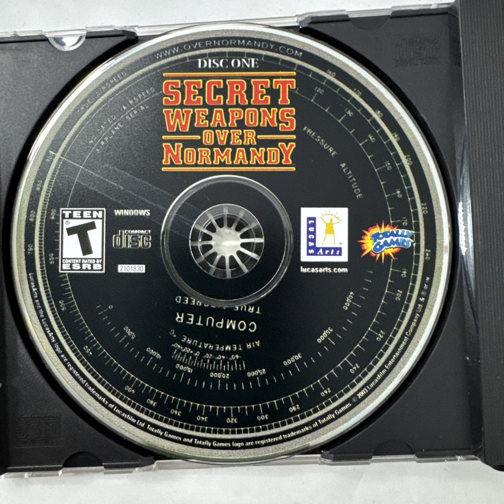 Secret Weapons Over Normandy PC Game. CIB Tested (3)