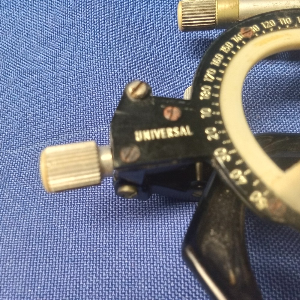 Vintage German Optometric Trial Frame–Universal Messbrille–Adjustable Axis & PD