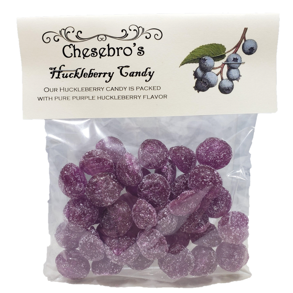 Huckleberry Hard Candy Drops 4.5 Ounces