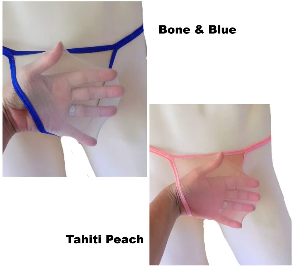 Mens G String CUSTOM Thong SEAMLESS Stretchy STOCKING Underwear Back Choice