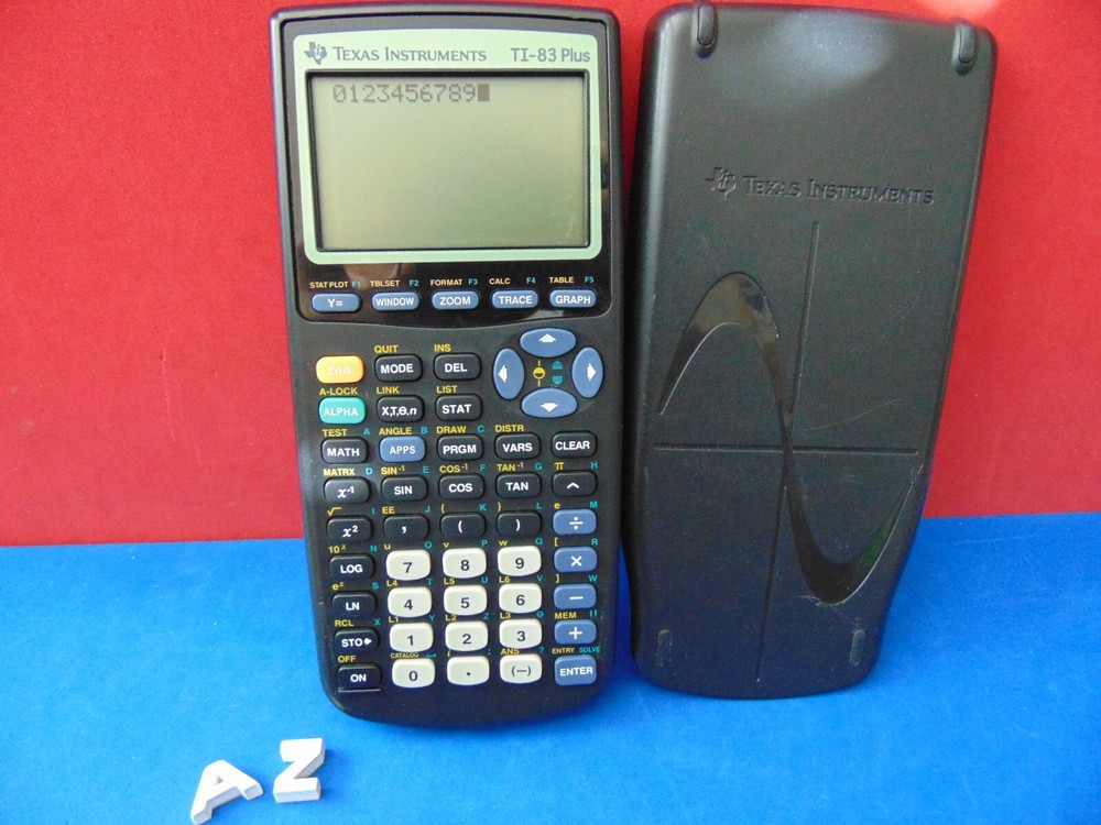 Texas Instruments TI-83 Plus Graphing Calculator with Case Good Condition Tested