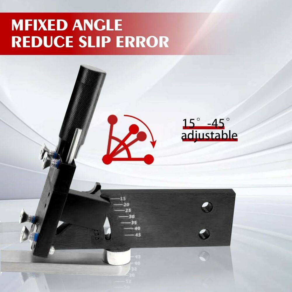 Lawn Mower Blade Sharpener Adjustable Balancer 15°- 45° For Straight & Standard
