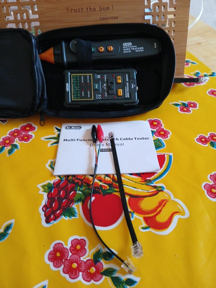 Dr. Meter Multi-Function Network Cable Tester MS6818- New In Case W Manual