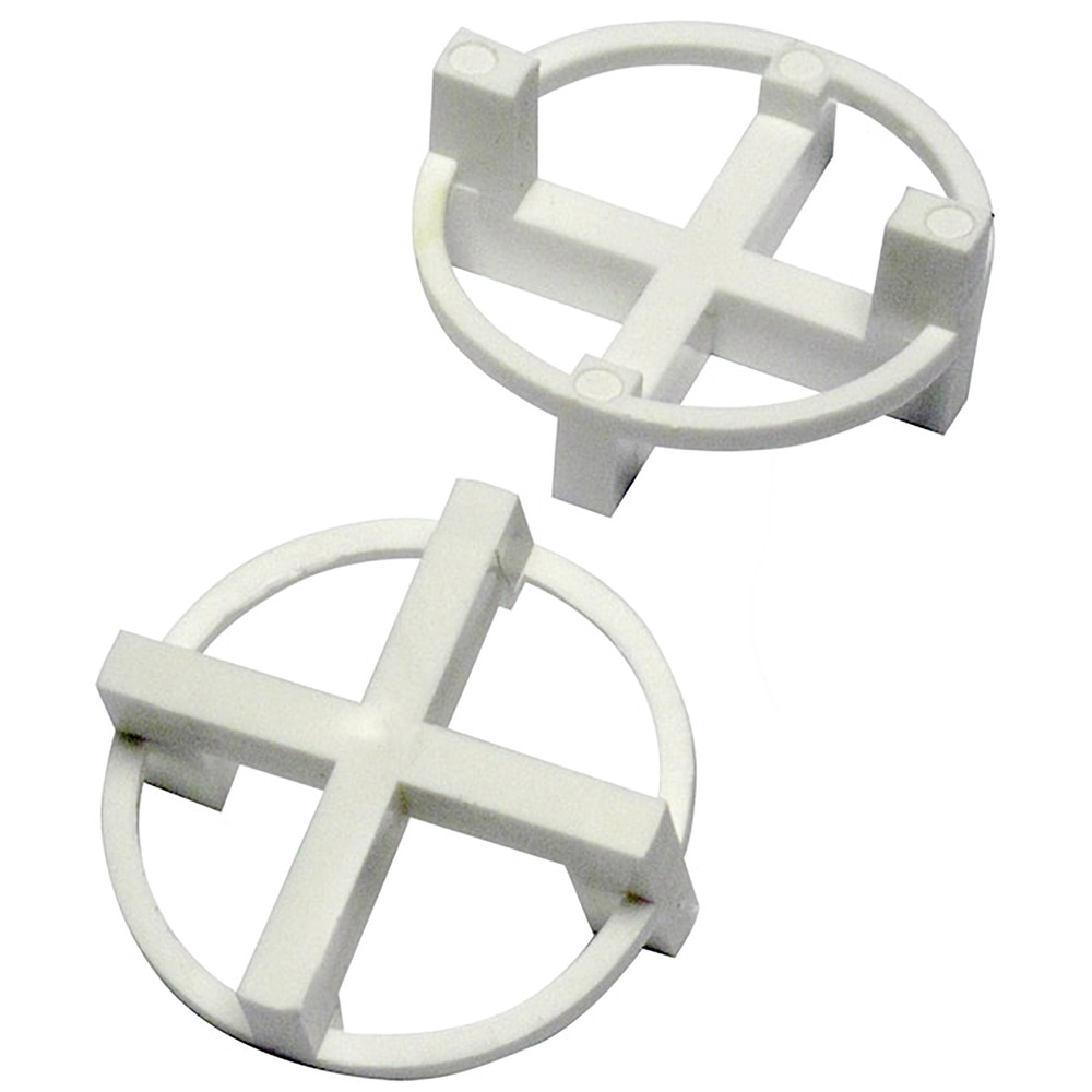 TAVY 1/8 in (3mm) Tile Spacers White 2-Sided Plastic 100 Pack