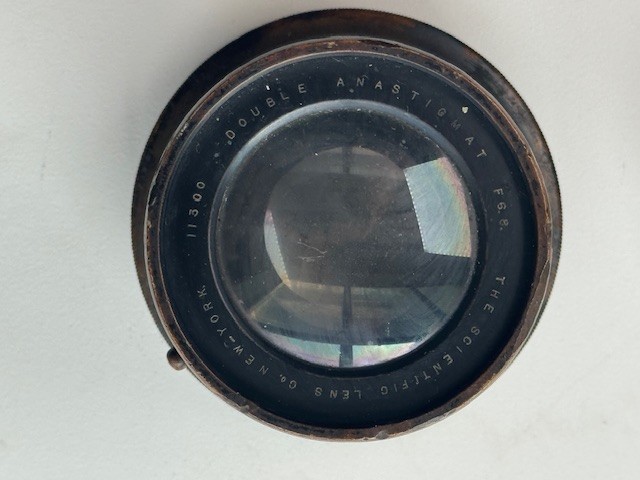 Rare Large format Scientific Lense