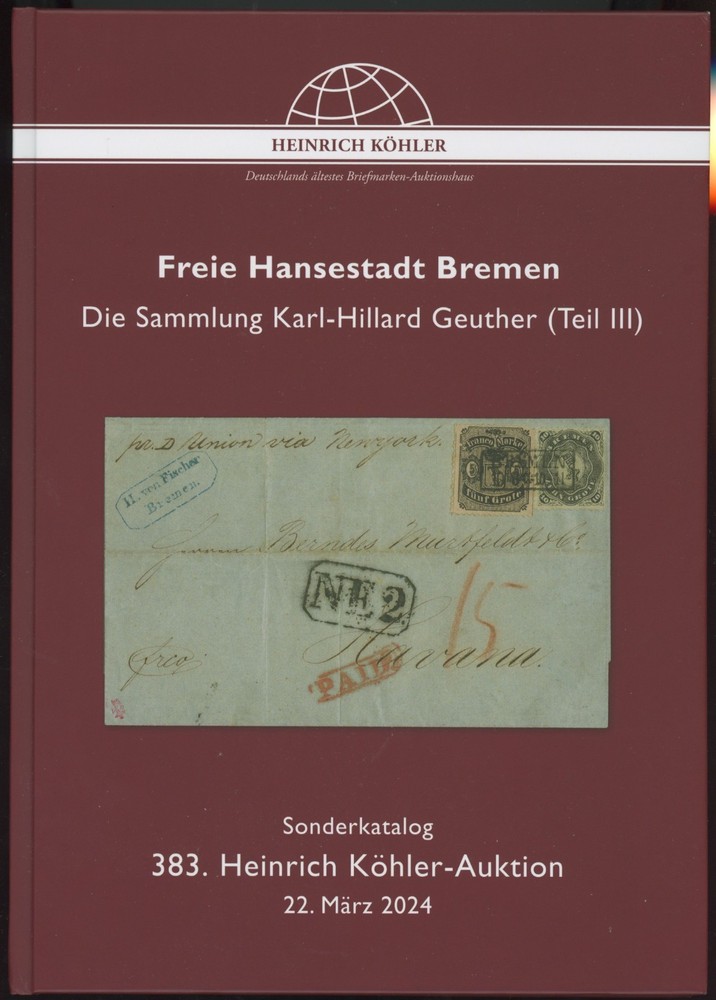 Bremen Germany Specialized Auction Catalog Kohler 2024