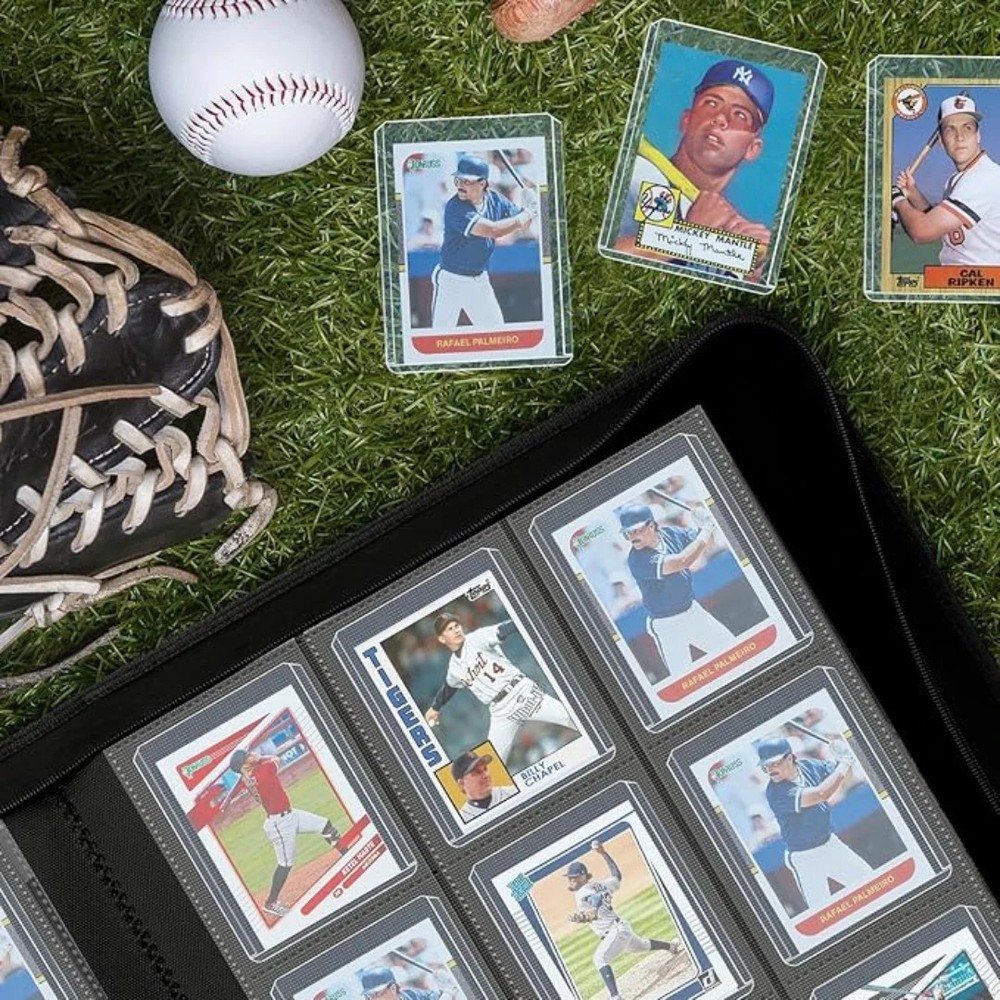 Toploader Binder Holds 288 Toploaders 9 Pocket Top Loader Binders for 3 x 4''