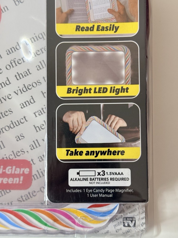 Lighted Magnifier Full Page 3X