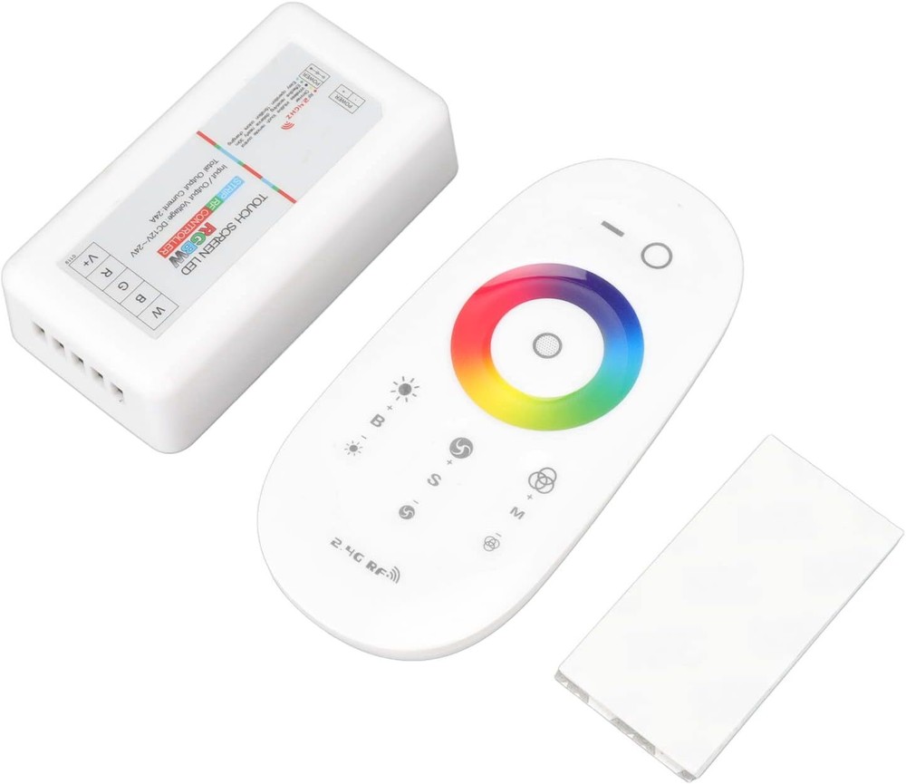 RGB LED Strip Light Remote Controller 2.4GHz RF Wireless Touch Screen DC12/24V