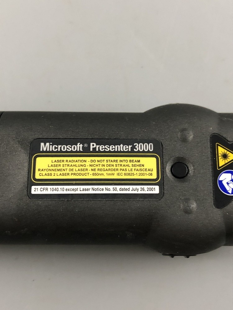 Microsoft Presenter 3000 Pointer Wireless Untested Xy8