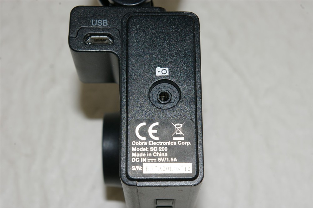 Cobra SC 200 Smart Dash Cam Front Camera Only PLEASE READ TESTED!