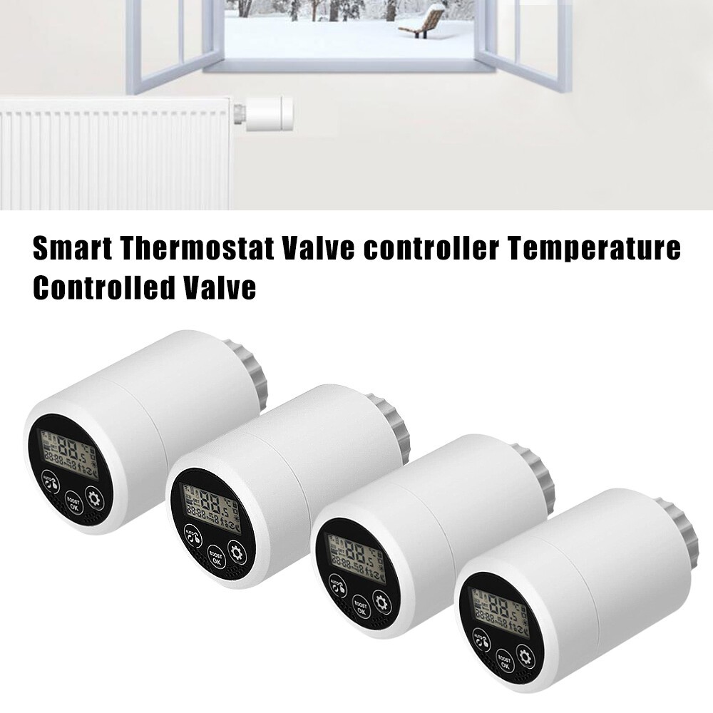 Neu Smart Thermostat Radiator Valve Actuator Programmable Temper Tuya Zigbee 3.0