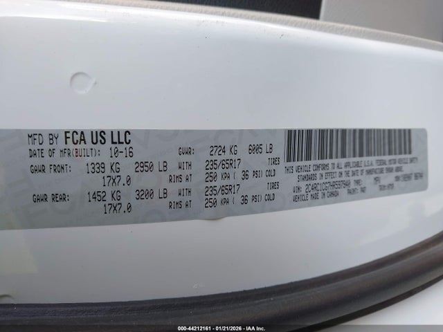 PACIFICA 2017 Battery Tray 1869083