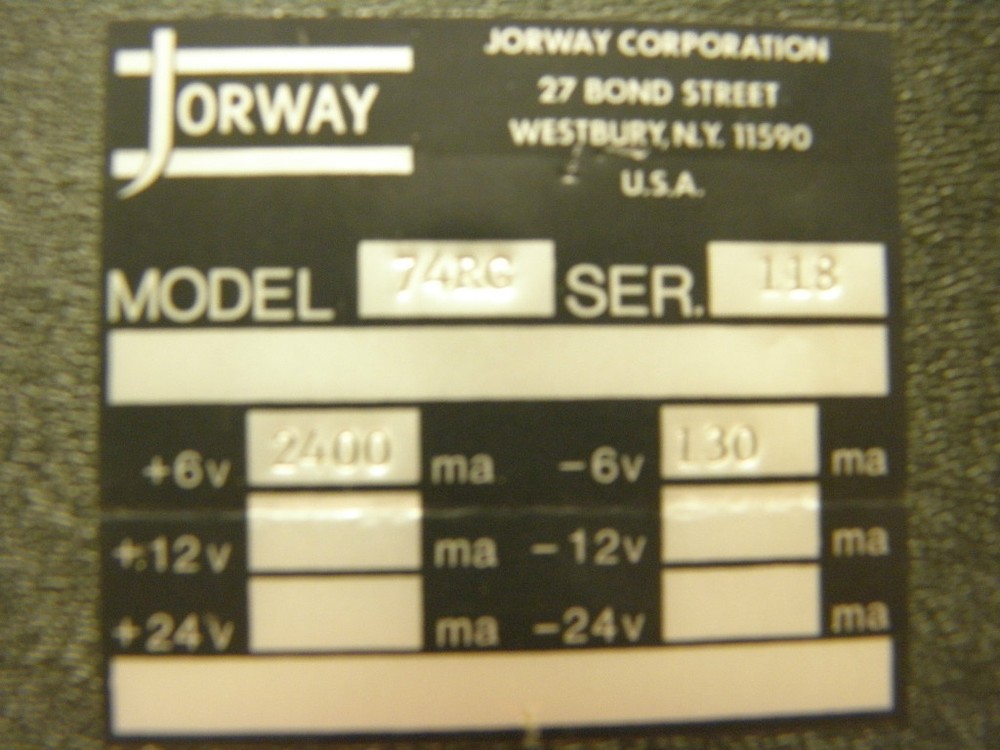 Jorway model 74RG Serial Controller Type L2 with Request Grant Fastbuss module