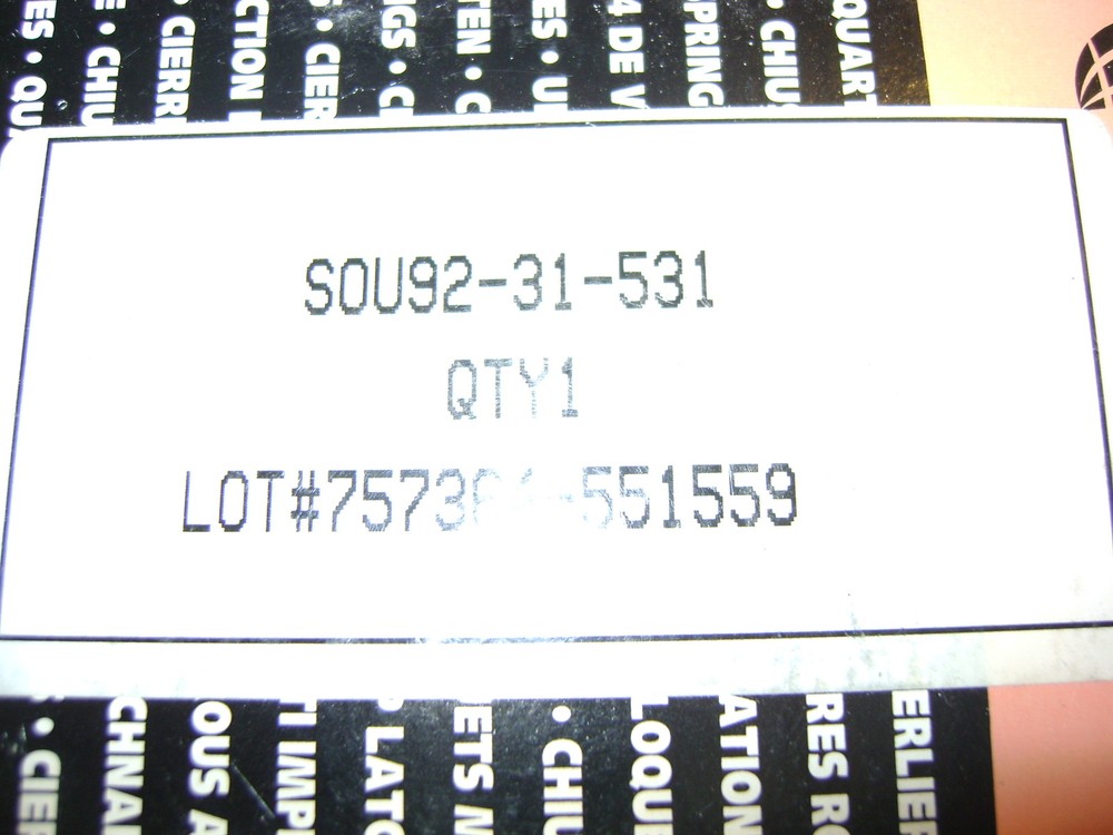 Latch Handle Assembly Southco SOU92-31-531 M10 x 1.5 Thread