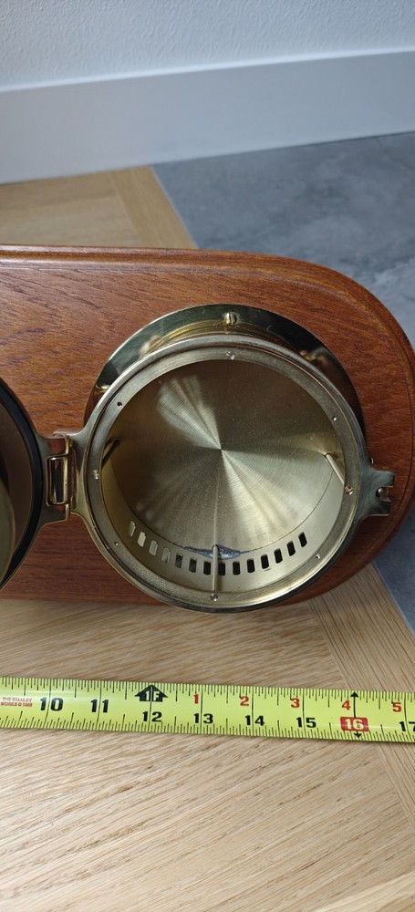 Watrous Ships Clock And Barometer Set, German, Beautifully Made