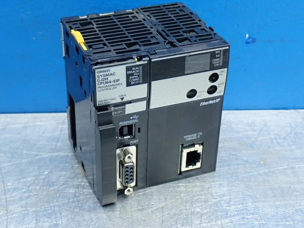 OMRON CJ2H-CPU64-EIP CJ-SERIES CPU MODULE UNIT 160K DATA MEMORY CAPACITY, 25