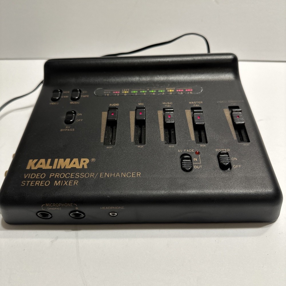 Kalimar Video Processor/Enhancer Stereo Mixer RARE Tested
